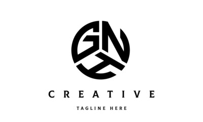 GNH creative circle three letter logo