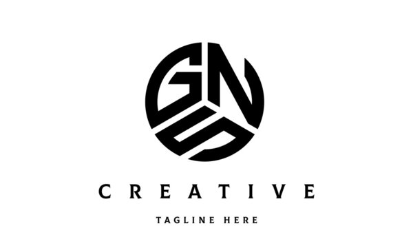 GNS creative circle three letter logo