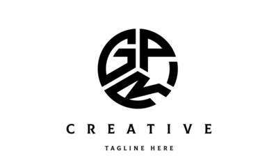 GPR creative circle three letter logo