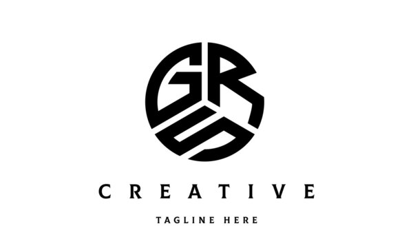 GRS creative circle three letter logo