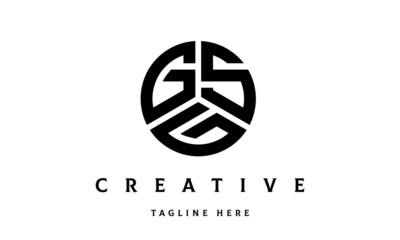 GSG creative circle three letter logo