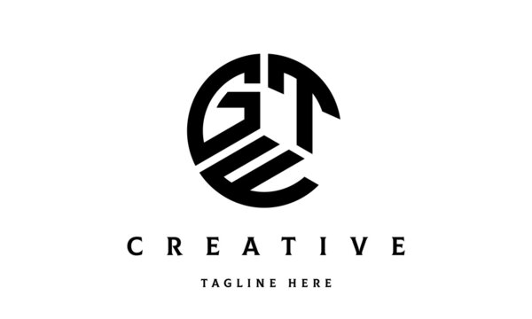 GTF creative circle three letter logo