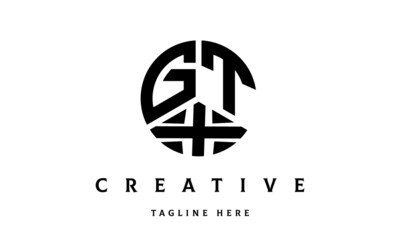 GTX creative circle three letter logo