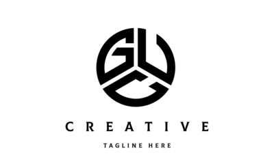GUC creative circle three letter logo