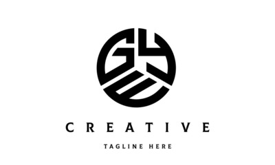 GYE creative circle three letter logo