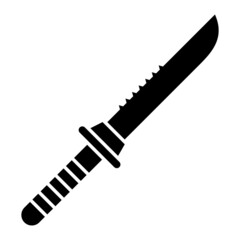  Vector Knife Glyph Icon Design
