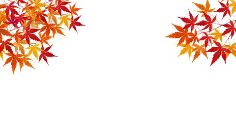 もみじ 紅葉 葉 イラスト リアル 背景