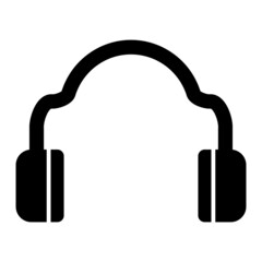 Vector Earmuffs Glyph Icon Design