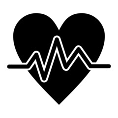 Vector Daily Health Glyph Icon Design