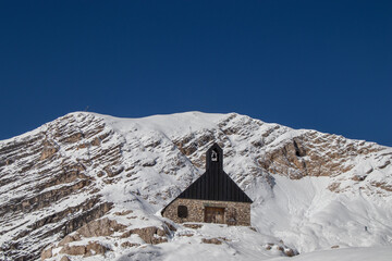 Church on the Zugspitze in Garmisch Partenkirchen Germany