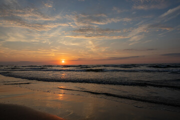 Sunrise in Mamaia, Romania