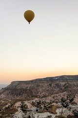 Fototapeta na wymiar Hot air balloon in Cappadocia (sunrise flight)