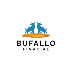Bufallo invesment modern logo design