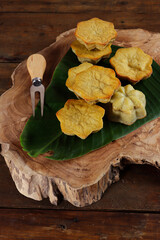 Bingka Kentang or Potato cake is a traditional pancake from Kalimantan Indonesia. This dessert is...