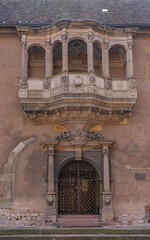 Obraz premium Colmar, France - 09 16 2021: Colmar guardhouse in downtown