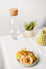 dried fruit on a plate