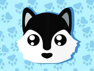 Fototapeta premium adorable Dog head