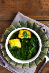 Sayur bening daun kelor (Moringa Oleifera) good for maintaining immunity and diabetics