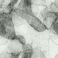 Fototapeta premium Seamless hand drawn pencil sketch pattern for surface print. High quality illustration. Ornate hand drawn look with lights and shadows and crosshatch texture. Ornate abstract design in perfect repeat.