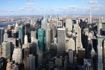 Fototapeta na wymiar New York - von oben / New York - from above /