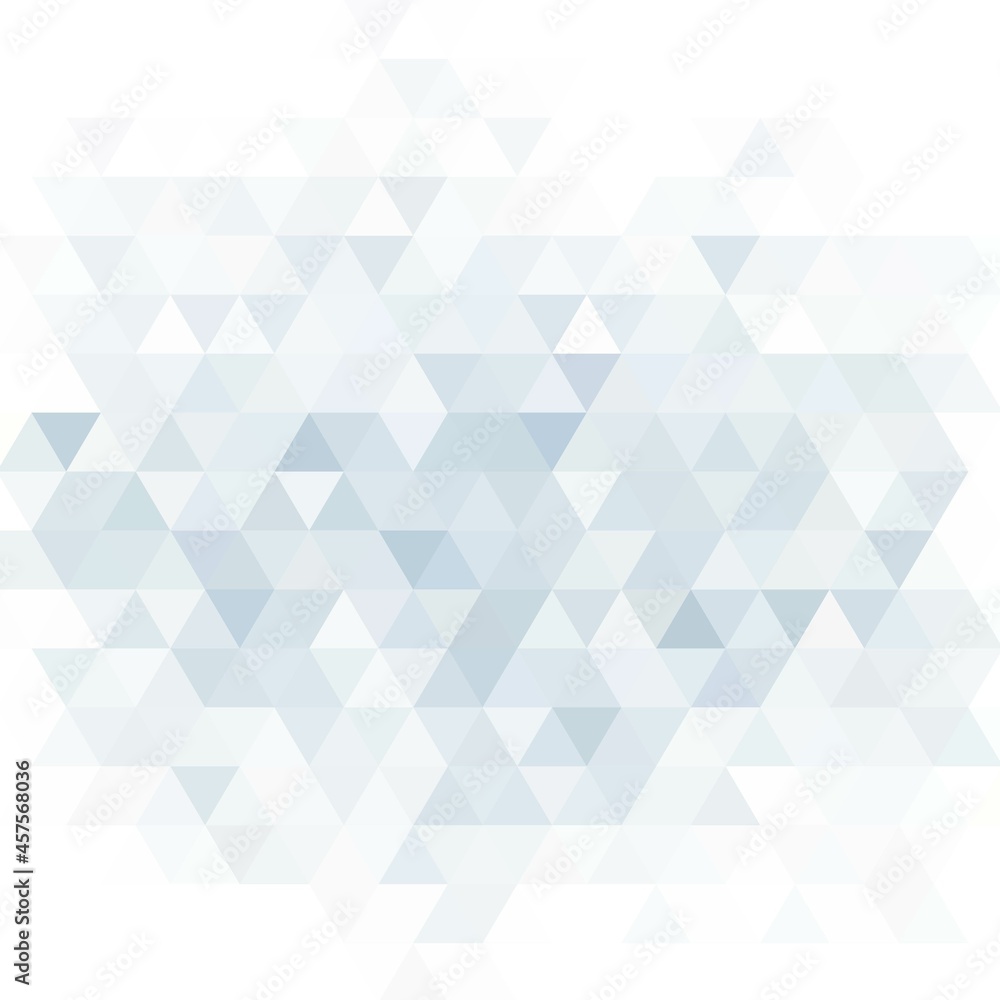Poster light blue triangular background. design element. eps 10