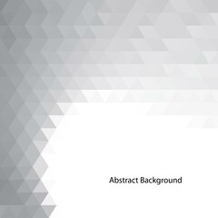 Fototapeta premium Gray triangular background. Polygonal style. Modern design. eps 10