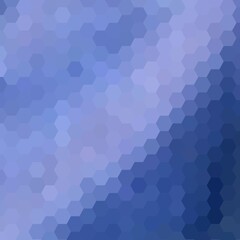 blue abstract hexagons. vector background. geometric design. polygonal style. eps 10