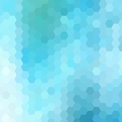 Fototapeta na wymiar blue abstract hexagons. vector background. geometric design. eps 10