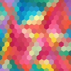 Fototapeta na wymiar colorful hexagonal background. geometric design. polygonal style. eps 10