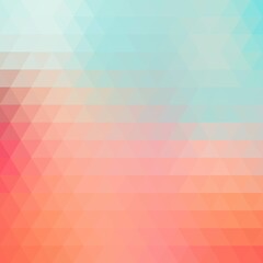 Beautiful geometric background. pink and blue triangles. abstraction vector image. presentation layout. eps 10