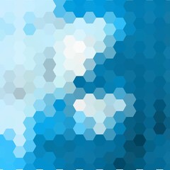 blue hexagon background. Modern illustration. Polygonal style. eps 10