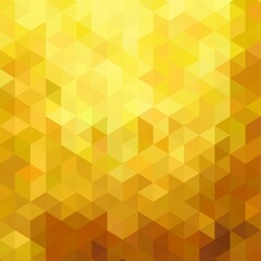 Abstract background consisting of yellow triangles. Geometric design for business presentations or web template banner flyer. Vector illustration. eps 10