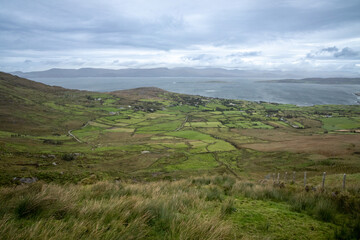 Overlooking the Fields and the Sea of  Cahirkeem, West Cork