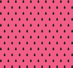 Watermelon seeds background pattern vector design