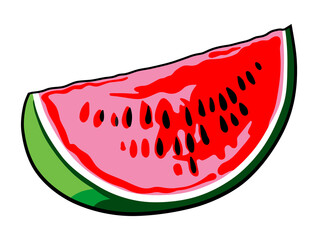 Watermelon slice