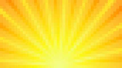 Orange abstract background. Sun shine. Vector illustration