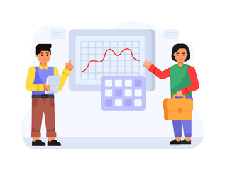 Fototapeta premium Business Presentation