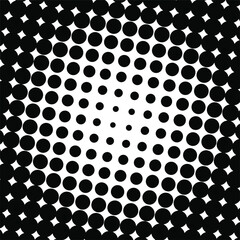 Black halftone background. Black polka dot. Halftone pattern. Modern Halftone Background, backdrop, texture, pattern Vector illustration. Halftone Backdrop.