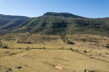 Drone footage of Hogsback, South Africa from above