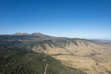 South Africa, Hogsback, Drone, Sunset 