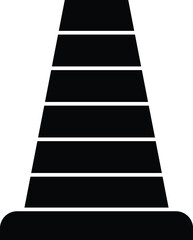 construction  cone and post