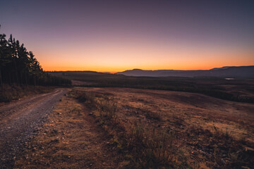Sunset in Hogsback, South Africa