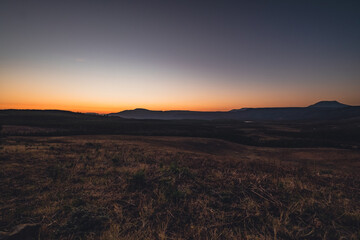 Sunset in Hogsback, South Africa
