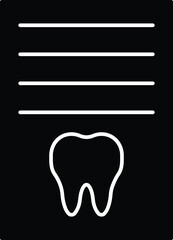 dental medical report  and checking