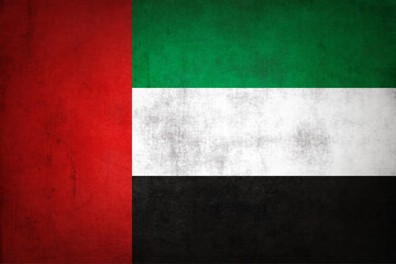 Grunge United Arab Emirates flag