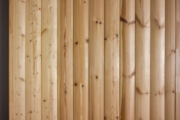 texture lining made of wood, wall decoration in the interior from natural ecological materials