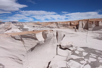 Unique pumice field in the world in northwestern Argentina
