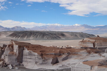 Unique pumice field in the world in northwestern Argentina