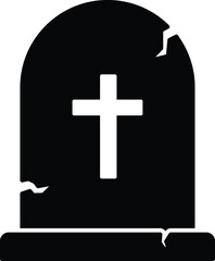 Obraz premium helloween grave and rip