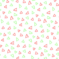 Colorful seamless geometric pattern design. Modern art. Abstract background.